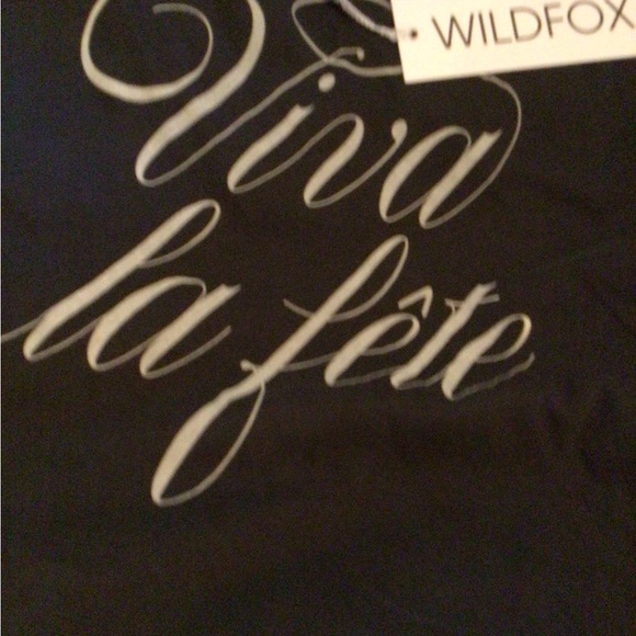 SALE! WILDFOX viva La fete tee - Picture 2 of 3